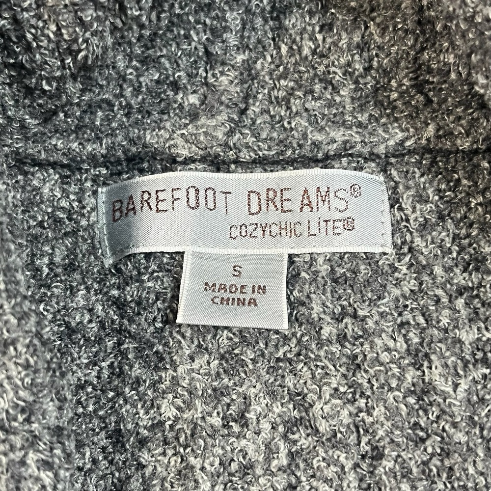 Barefoot Dreams Cozychic Cabin‎ Cable Cardigan Sweater Duster Women's Sz Small - Picture 2 of 6